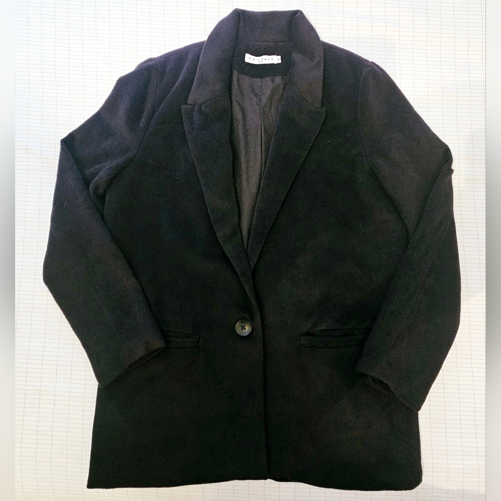 by clara Paris Classic Black Women's Blazer